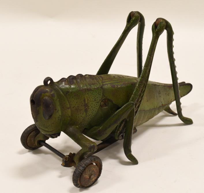 Vintage Hubley Grasshopper Pull Toy (1 of 4)