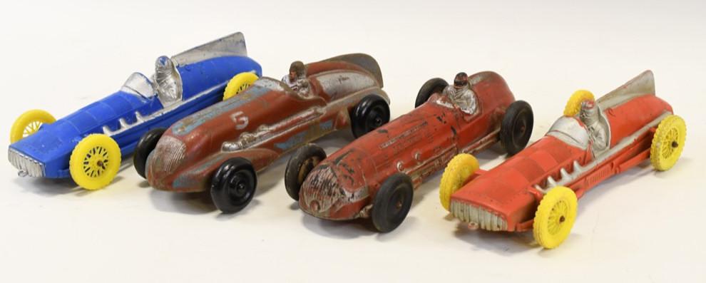 (4) Rubber Racer Cars (1 of 7)