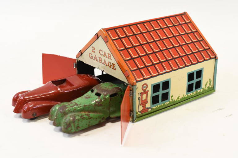 Wyandotte 2 Car Garage W/ Cars