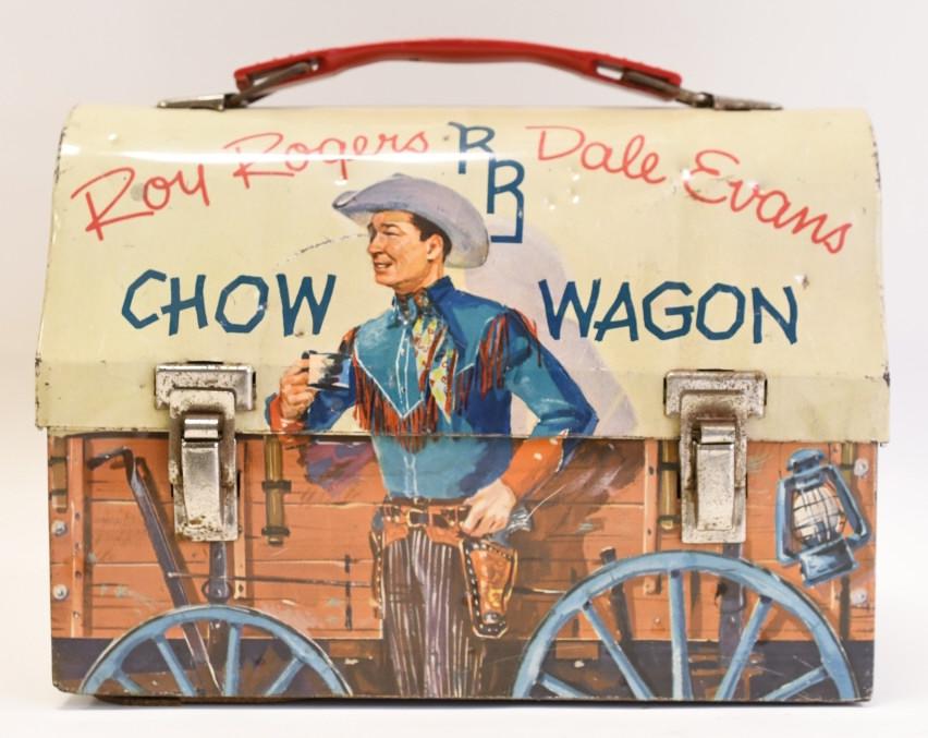 Roy Rogers and Dale Evans Chow Wagon Lunch Box (1 of 5)