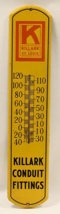 Original Tin Killark Conduit Fittings Thermometer (1 of 5)