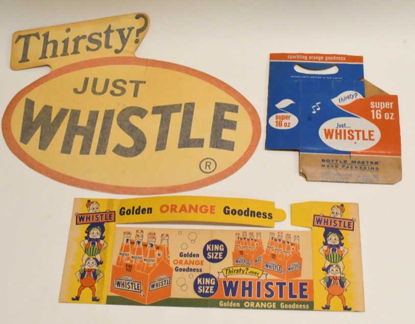 Early Vintage Whistle Soda Advertising Lot (1 of 6)