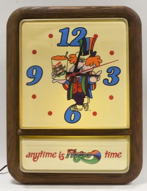 Vintage Dr. Freezer's Frigee Lighted Adv Clock (1 of 4)