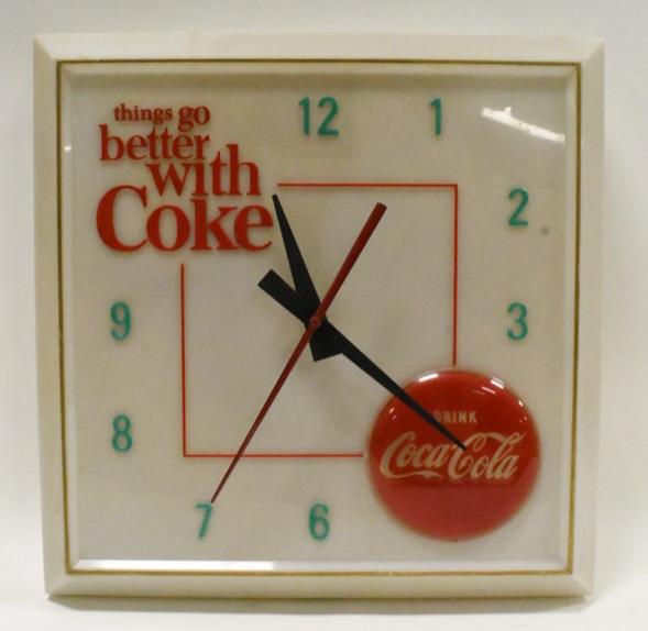 Vintage Coca-Cola Lighted Advertising Clock (1 of 5)