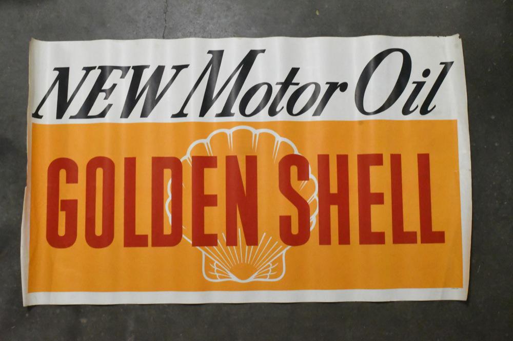 Large Early Golden Shell Paper Banner (1 of 4)