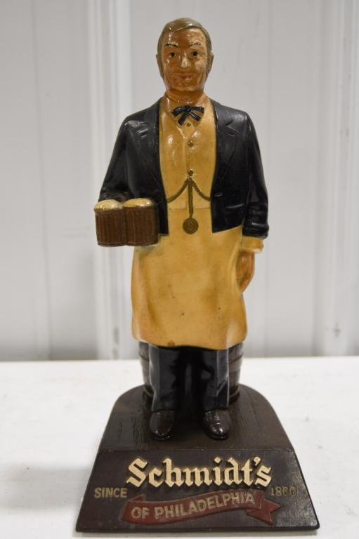 Vintage Schmidt's Beer Cast Metal Adv Statue (1 of 4)
