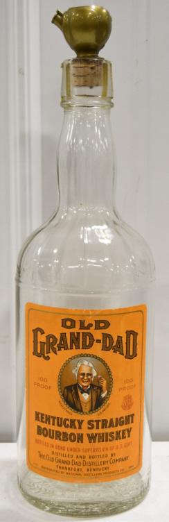 Vintage 20" Tall Old Grand-Dad Whiskey Bottle (1 of 4)
