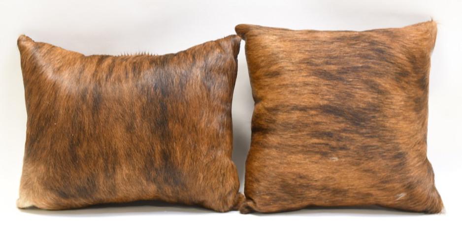 Lot Of 2 Cow Hide Pillows (1 of 2)