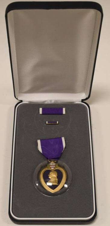 US Military Named Purple Heart Medal In Case (1 of 4)