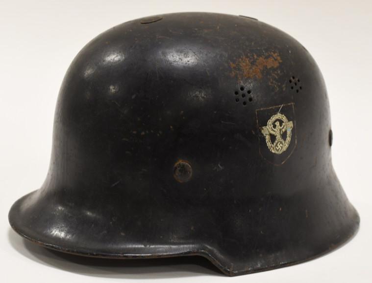 WWII German Fire Police Helmet (1 of 6)