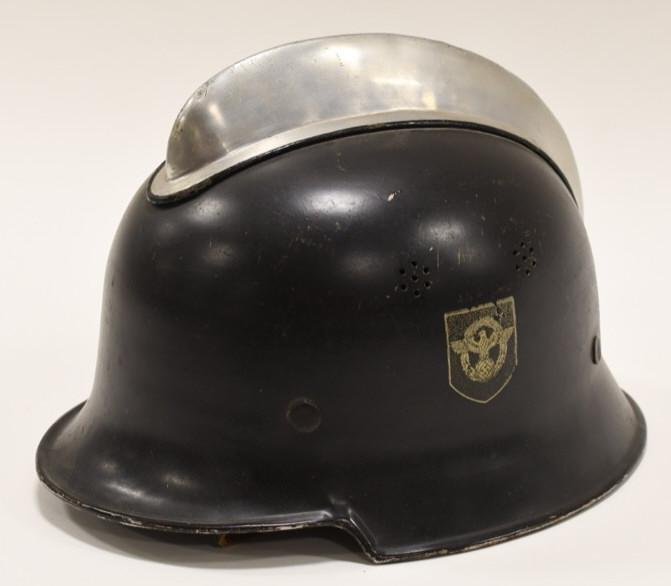 WWII German Fire Police Helmet (1 of 7)