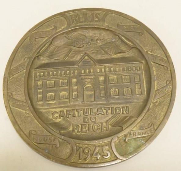 WWII German Brass Surrender Plaque (1 of 5)