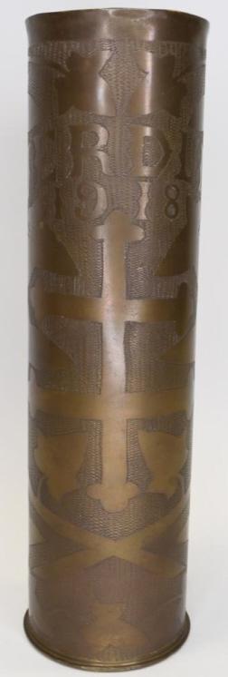 WWI Verdun Trench Art French Artillery Shell (1 of 4)
