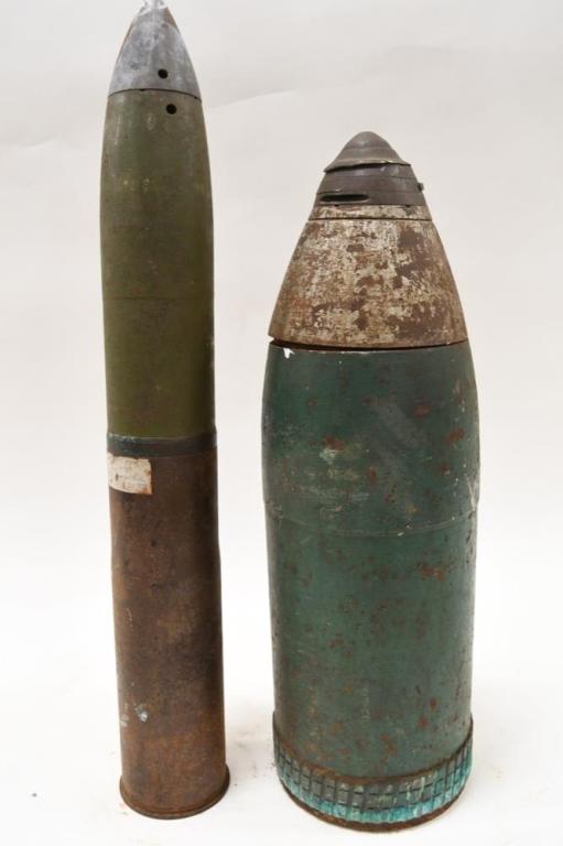 WWII US 75mm Shell & 1943 Warhead (1 of 7)