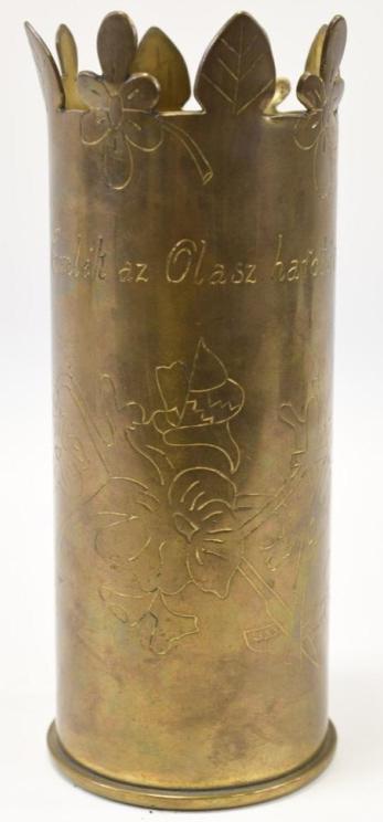 WWI German Artillery Shell Trench Art Vase (1 of 4)