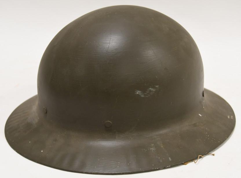 WWII US Military Civil Defense Helmet (1 of 7)