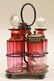 Victorian Cranberry Glass Caster Set - 3