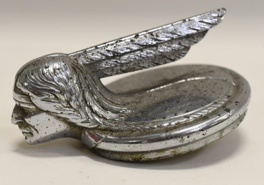 1920s Pontiac Indian Head Radiator Cap Mascot (1 of 5)