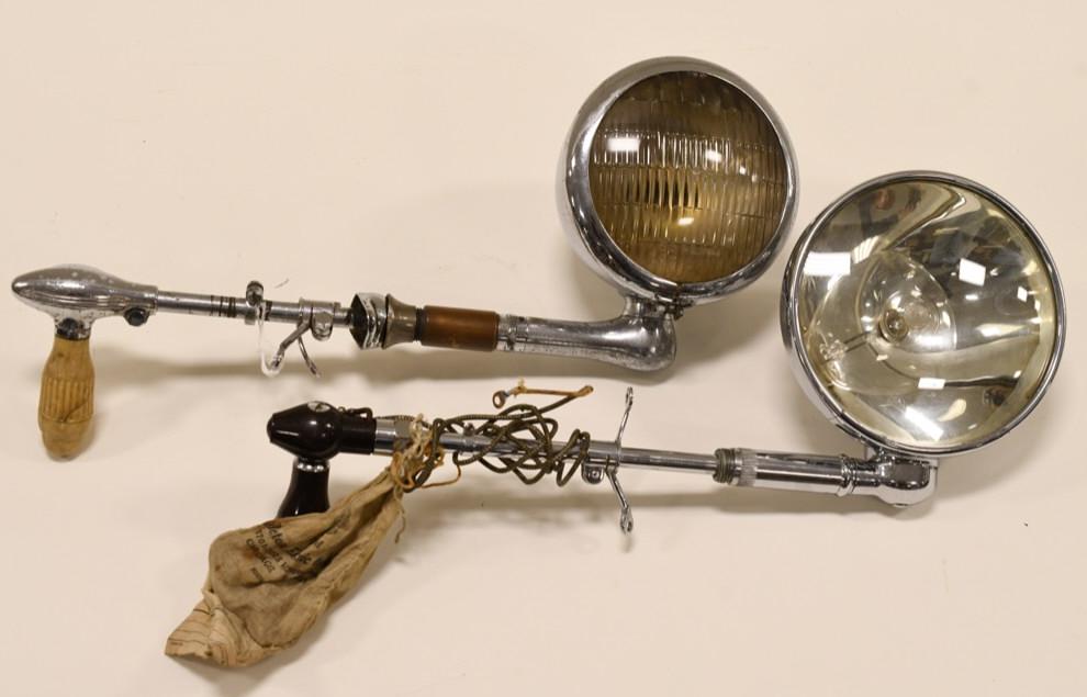 Lot Of 2 Vintage Automotive Spotlights (1 of 7)