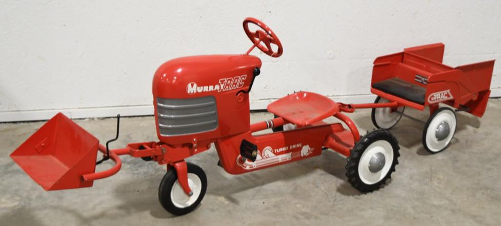 Murray Trac Pedal Tractor W/ Dump Trailer
