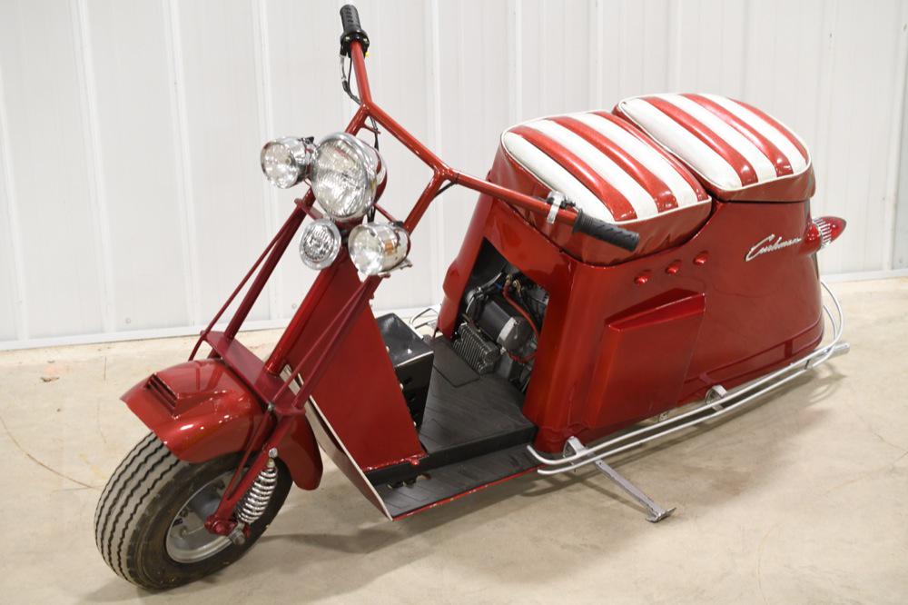 Custom Restored Cushman Motor Scooter (1 of 5)