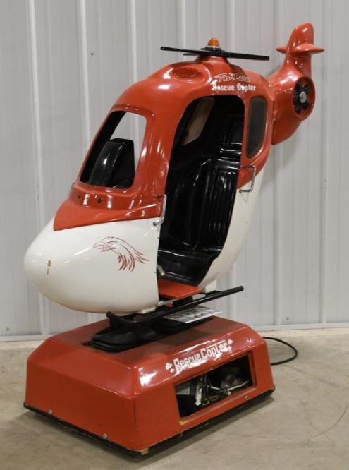 Coin Op Fast Lane Rescue Copter Kiddie Ride (1 of 7)