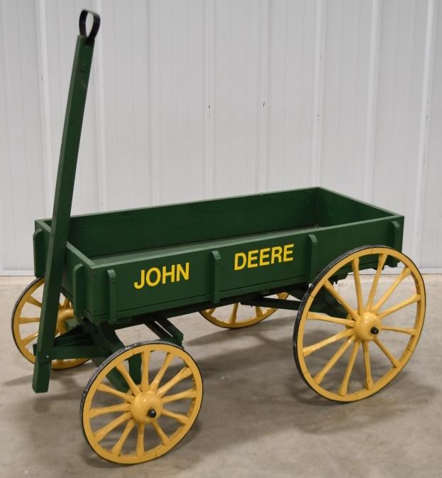 john deere wooden wagon
