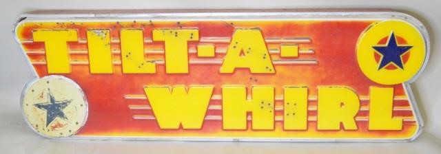 Indiana Beach Tilt-A-Whirl Lighted Sign (1 of 8)