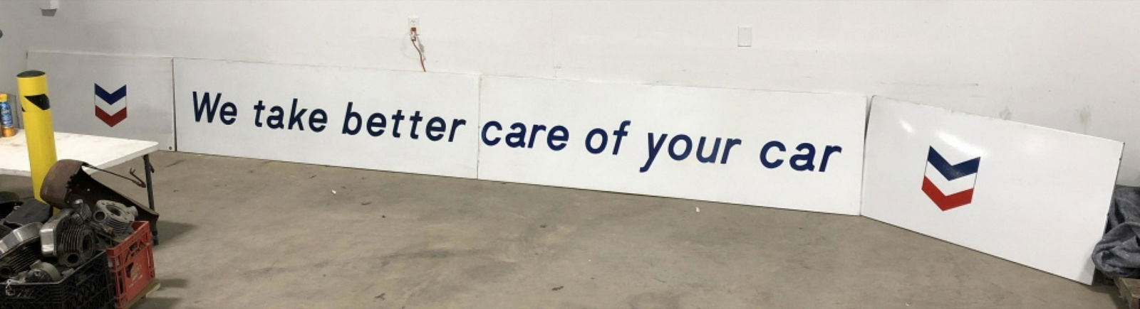 SSP Chevron Large 4 Piece Advertising Sign (1 of 7)