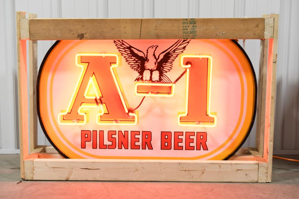 SSP A-1 Pilsner Beer Neon Advertising Sign (1 of 4)