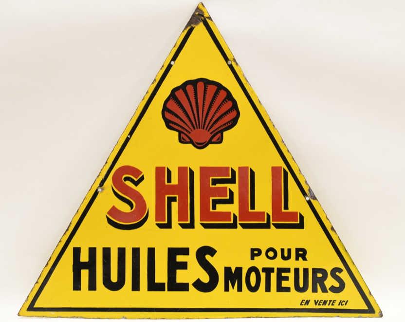 DSP Shell Oil French Advertising Sign (1 of 7)