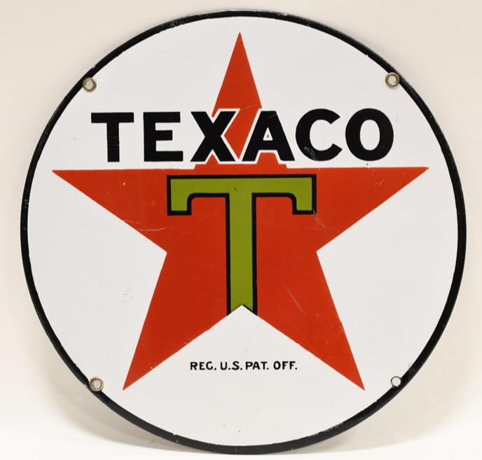 SSP Texaco "Black T"  Advertising Sign (1 of 5)