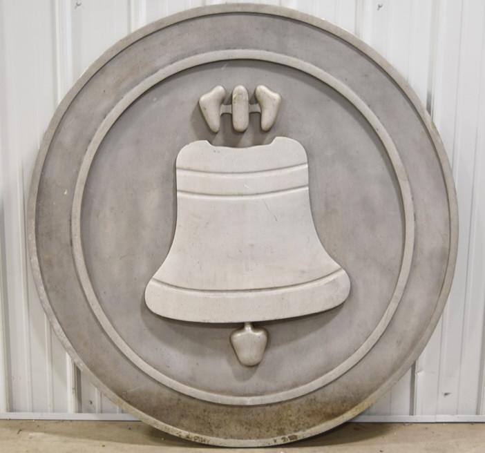 Vintage Cast Aluminum Bell Systems Adv Sign 52" (1 of 7)