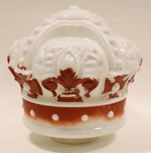 Vintage Original Red Crown Gasoline Gas Pump Globe (1 of 5)