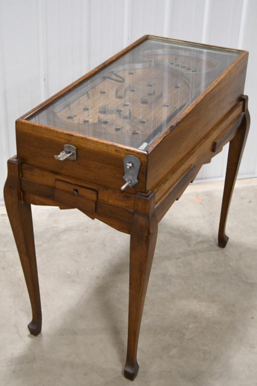 Early Coin Op Pinball Machine No Flippers (1 of 8)