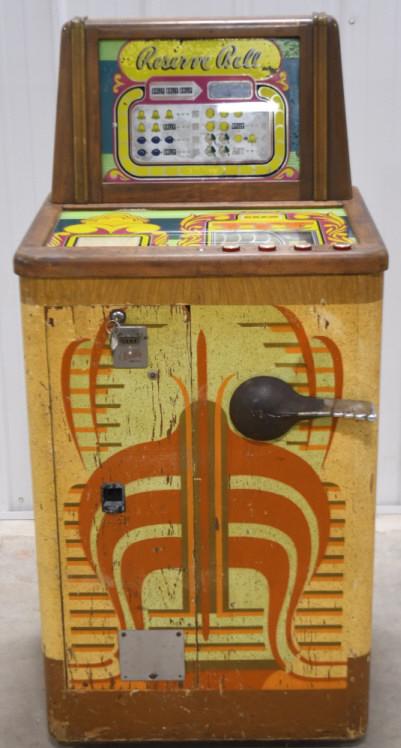 Vintage Bally Reserve Bell Upright Slot Machine (1 of 9)