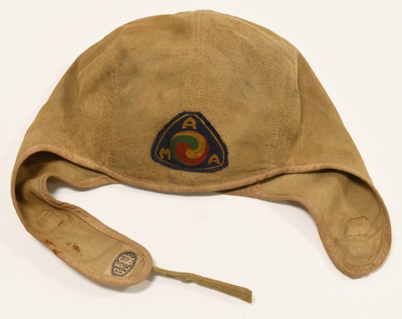 Early Beck AMA Motorcycle Skull Cap Helmet (1 of 5)