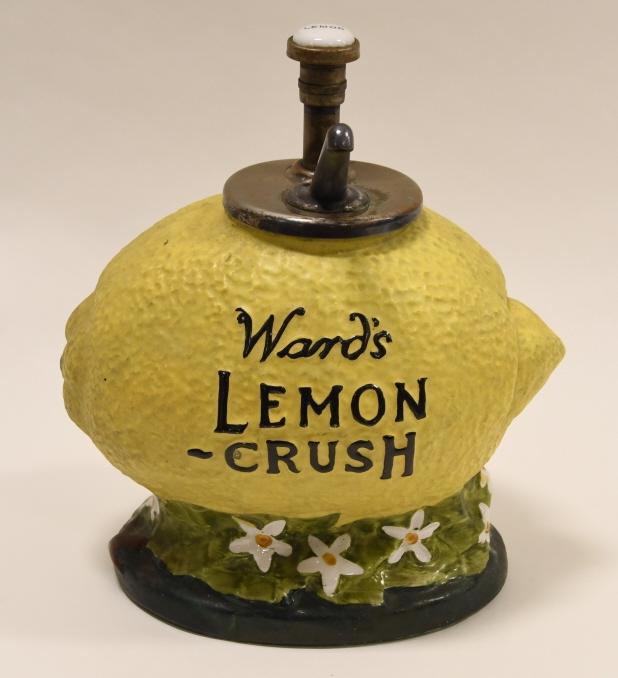 Vintage Ward's Lemon Crush Syrup Dispenser (1 of 8)