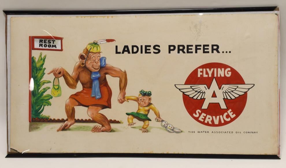 Original Flying A Service Station Concept Artwork (1 of 5)