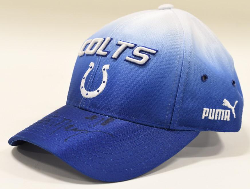 Peyton Manning Autographed Colts Hat (1 of 6)