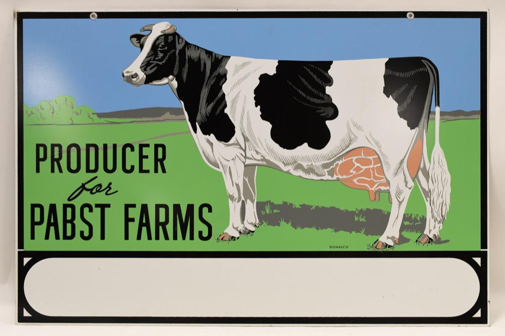 DST Pabst Farms Milk Producers Advertising Sign (1 of 7)