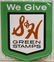 Large SST Embossed S&H Green Stamps Sign