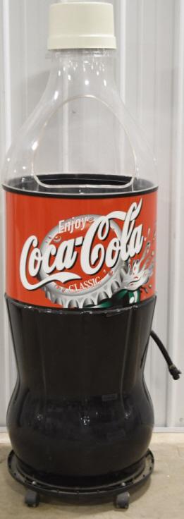 Large Promotional Rolling Coca-Cola Cooler (1 of 5)