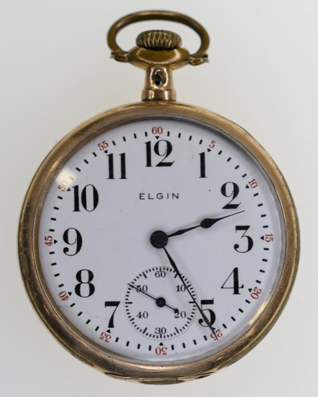 1900 Elgin 15 Jewel Model 7 Open Face Pocket Watch (1 of 4)