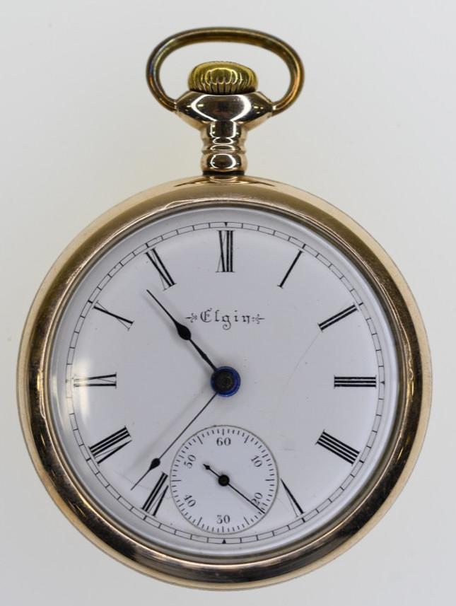 1896 Elgin 17 Jewel G.M. Wheeler Pocket Watch (1 of 4)