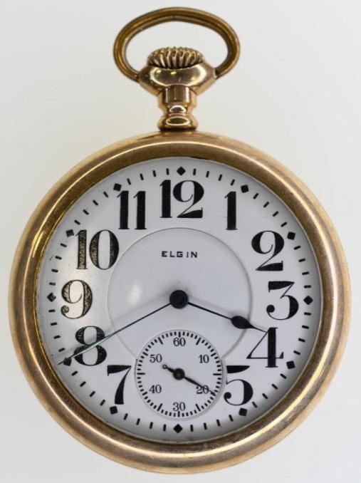 1920 Elgin 23 Jewel Veritas Railroad Pocket Watch (1 of 4)