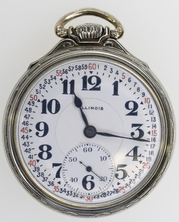 1916 Illinois Bunn Special Railroad Pocket Watch (1 of 4)
