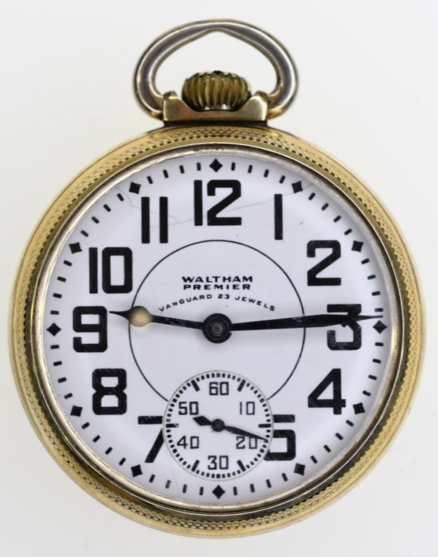 1935 Waltham Vanguard Railroad Grade Pocket Watch (1 of 4)