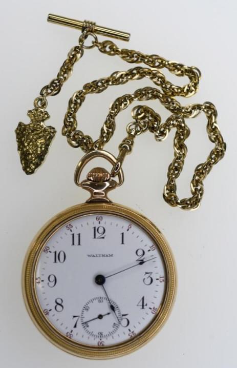 1898 Waltham 17J No. 640 Open Face Pocket Watch (1 of 5)