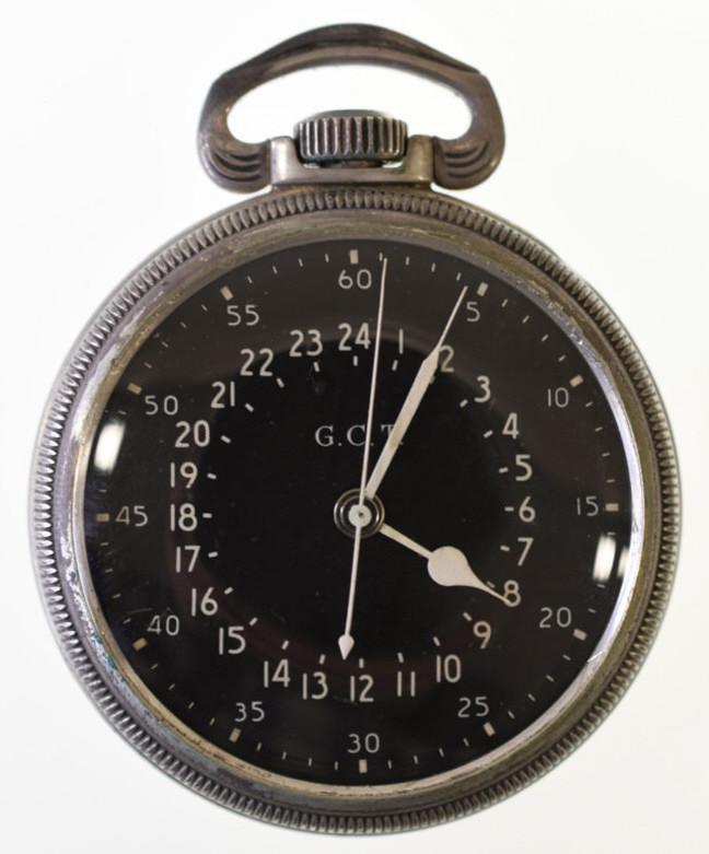 WWII Hamilton U.S. Military G.C.T. Pocket Watch (1 of 4)
